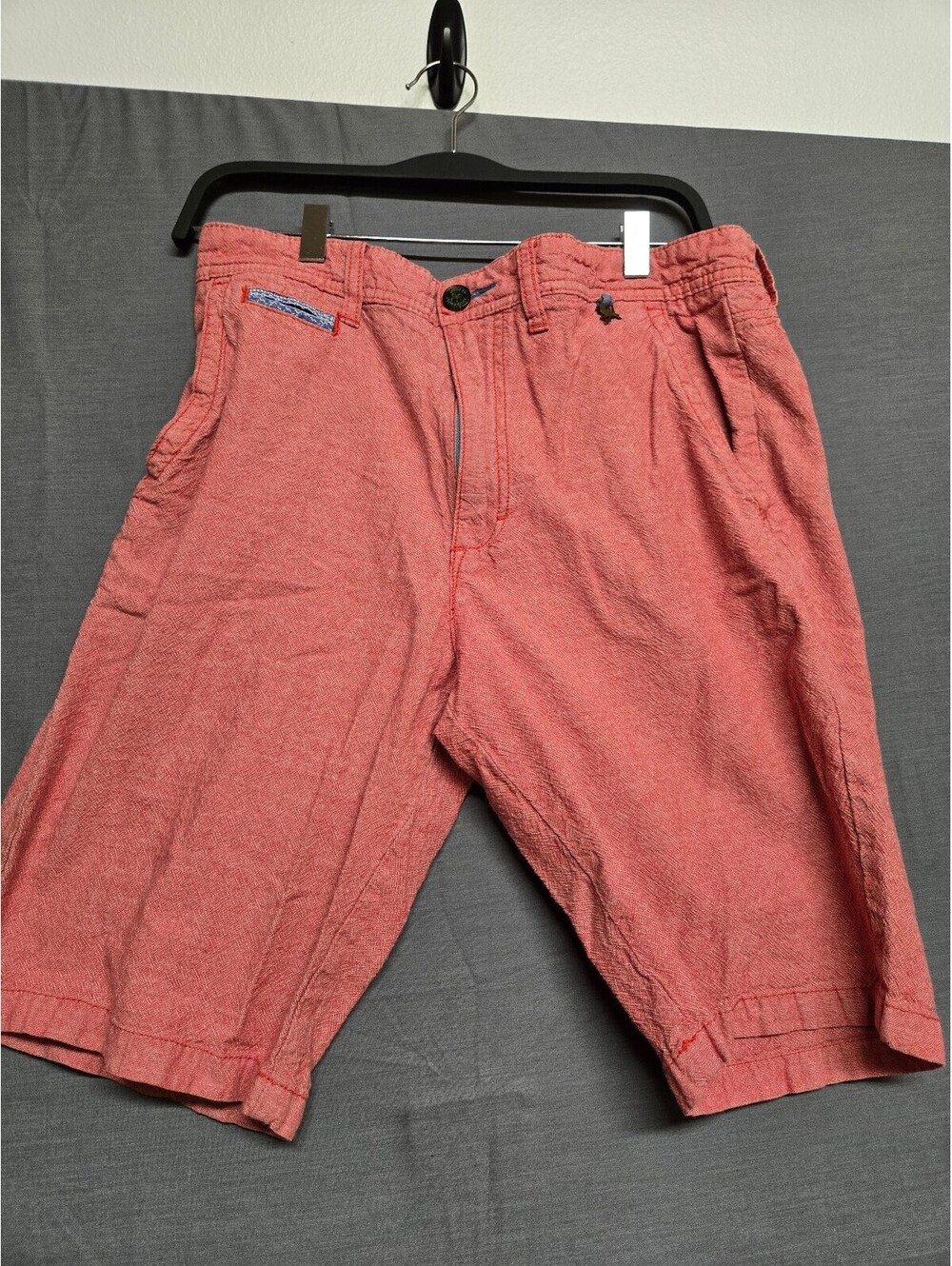Modern Amusement Men's Red Bermuda Shorts 34